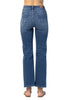 Judy Blue Womens High Waist Straight Dad Fit Denim Jeans