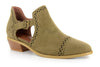 Corkys Womens Solo Laser Cut Transitional Suede Booties