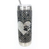 Jacqueline Kent Rhinestone 20oz Bling Tumbler with Clear Lid, Straw and Gift Bag