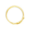 Myra Bag Tungstun Adjustable Gold Weave Fashion Ring