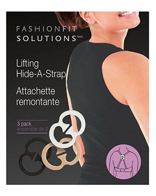 Fashion Essentials Lifting Hide-A-Strap Bra Accessory-3 Pack
