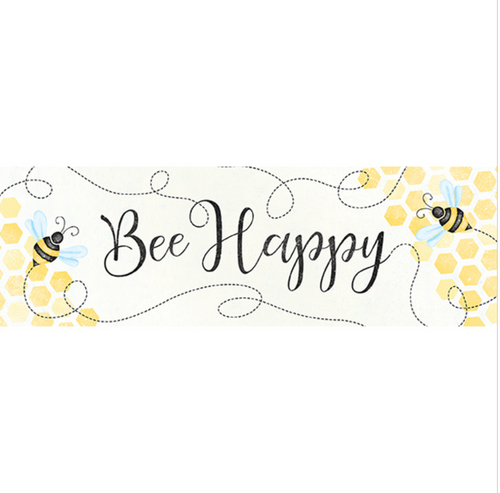 Carson Home Accents Message Bar, Bee Happy