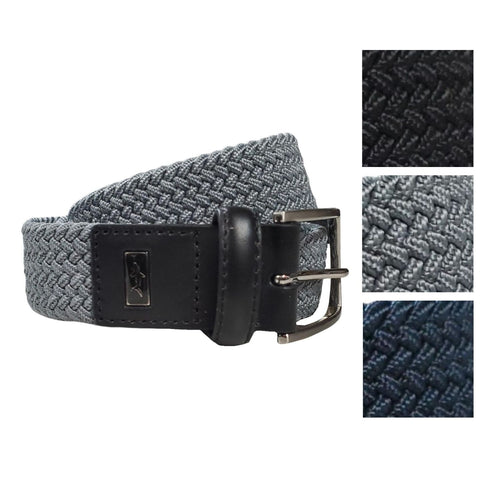 Greg Norman Mens Weave Stretch Belts