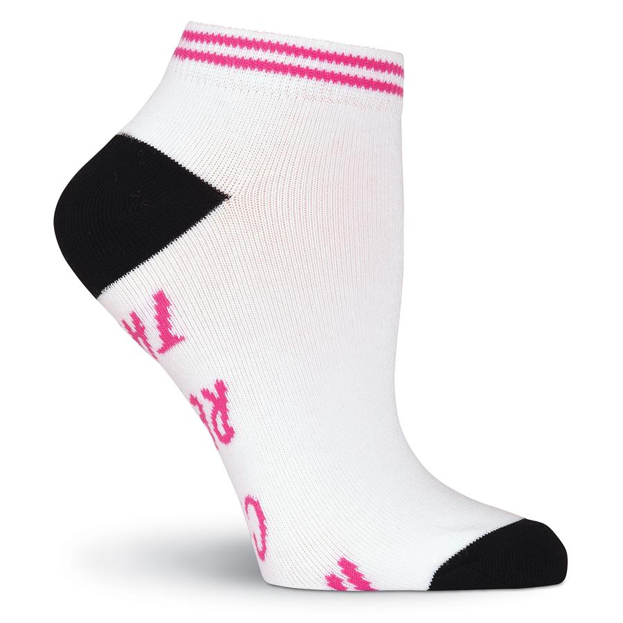 K. Bell Sport Womens Bring My Golf Shoes No Show Socks (White, One Size)