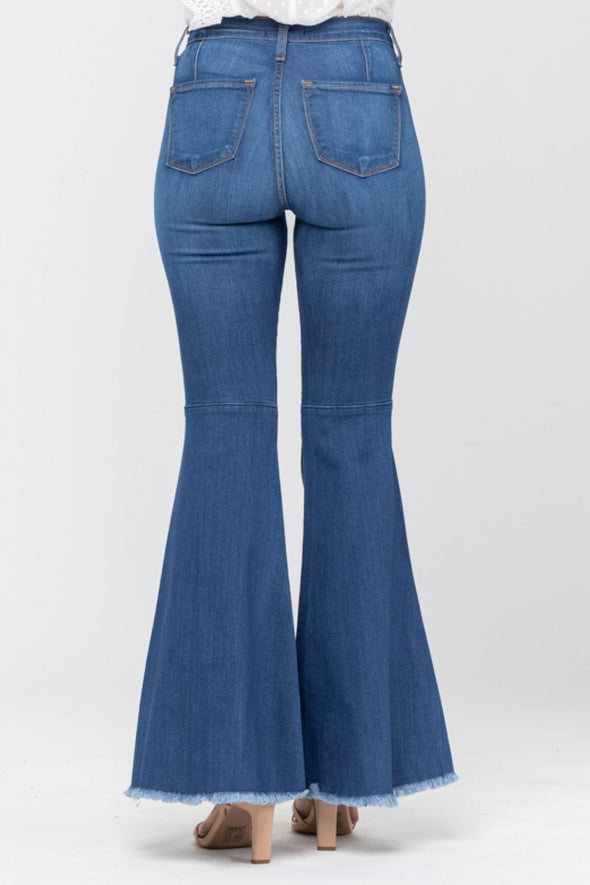 Judy Blue Womens Super Flare High Waist Denim Jeans