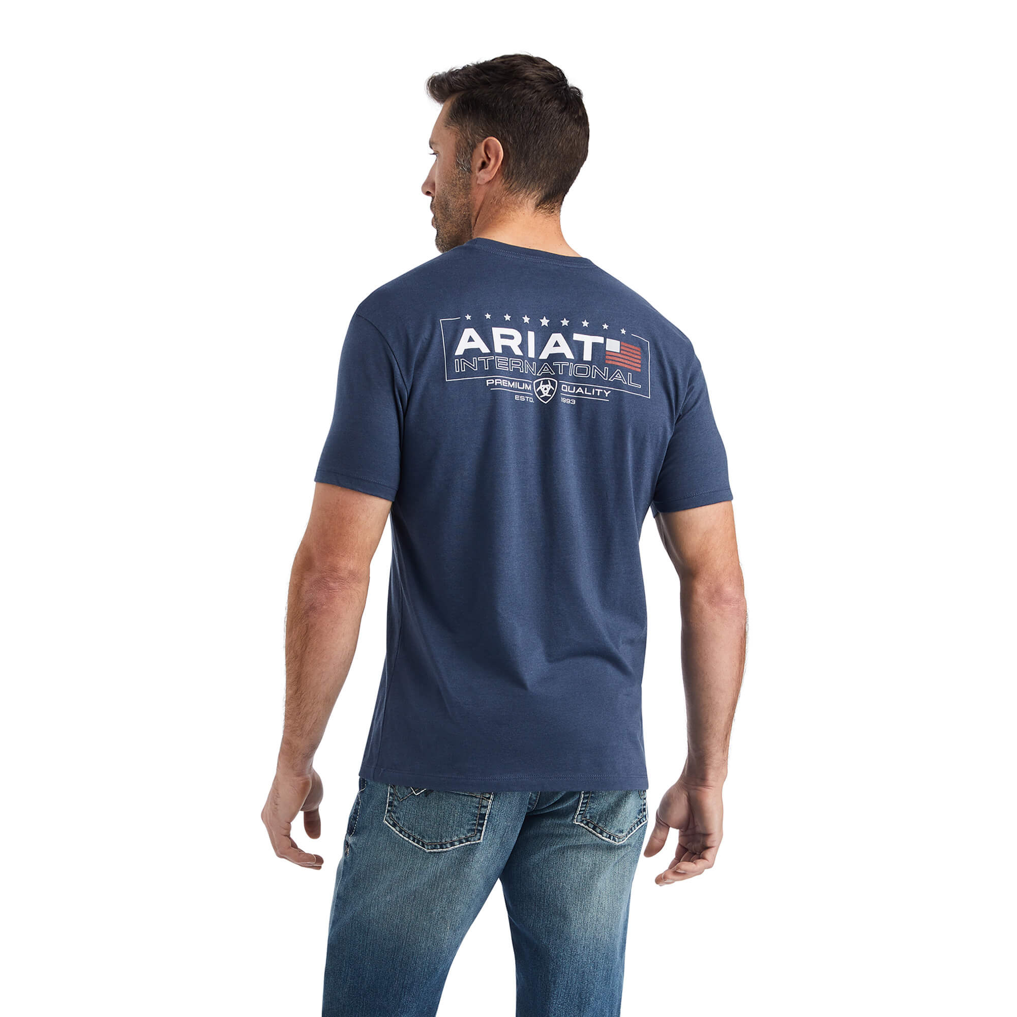 Ariat Mens Horizontal Graphic Short Sleeve T-Shirt