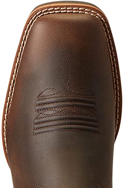 ARIAT Mens Hybrid Fly High Leather Embroidered Eagle Flag Design Western Boot