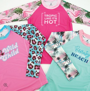 Juice Box Girls Fun In The Sun Rash Guard Swim Tee