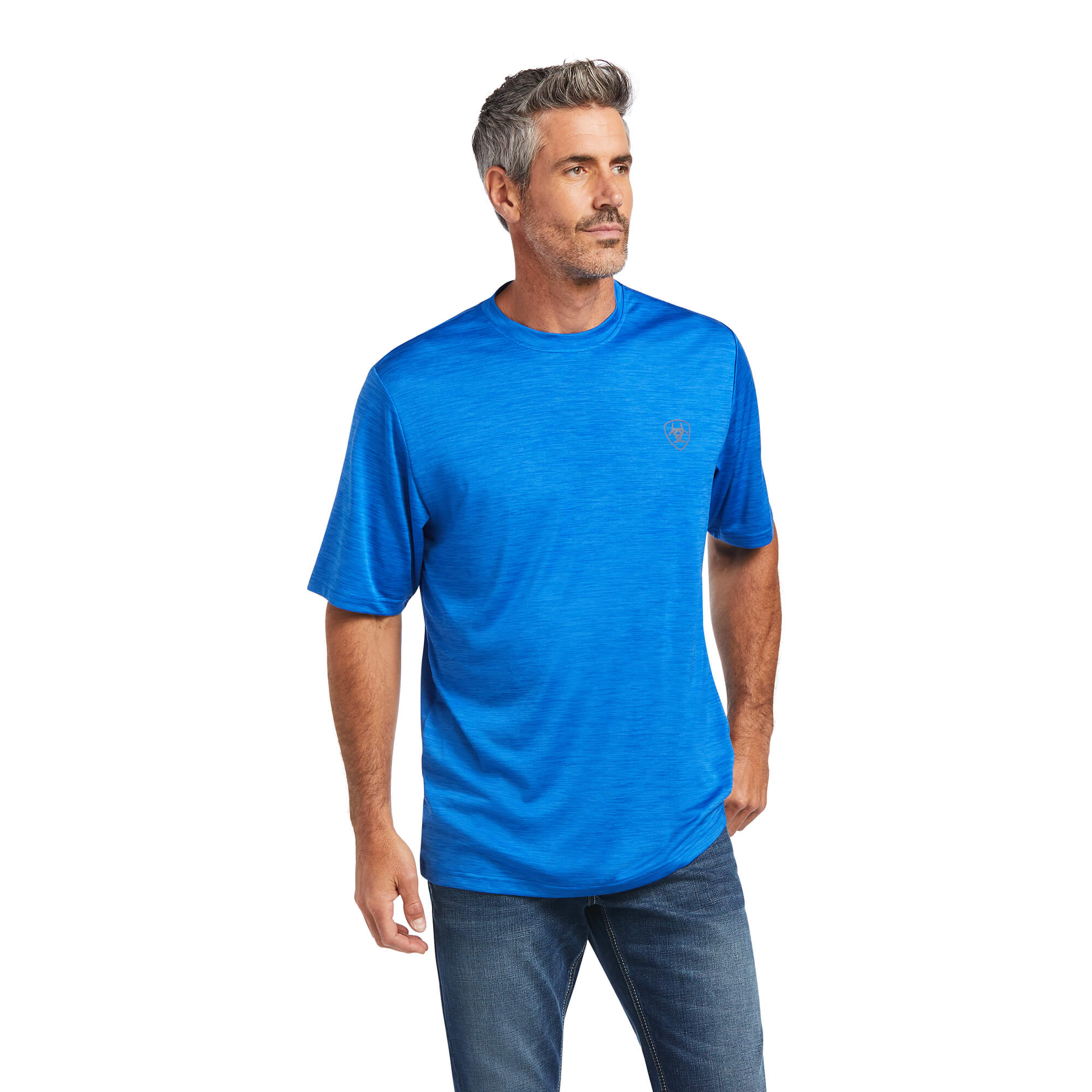 Ariat Mens Charger Shield Polyester Jersey Tee Shirt