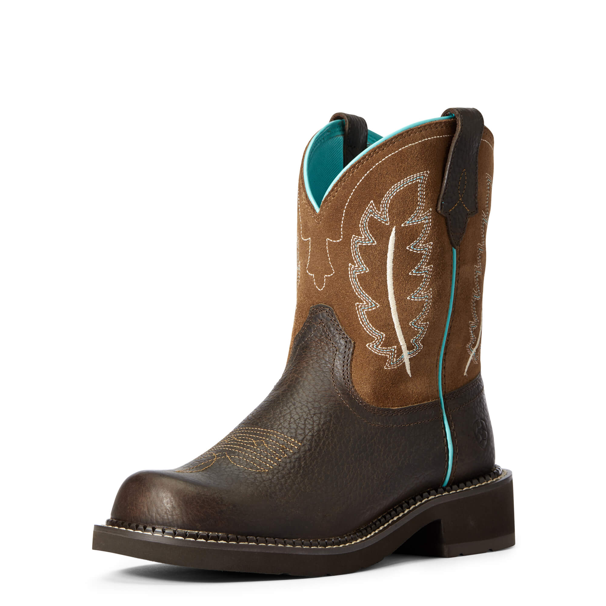 Ariat Womens Fatbaby Heritage Feather II Western Boot