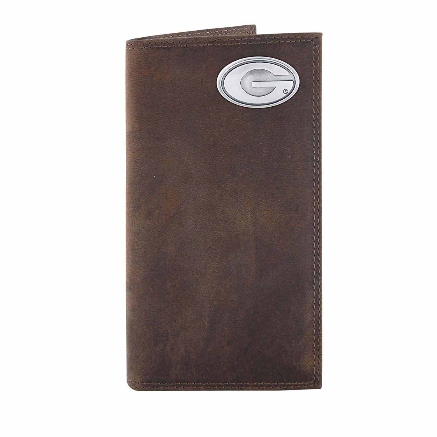 ZEP-PRO Mens Collegiate Crazy Horse Leather Wallets