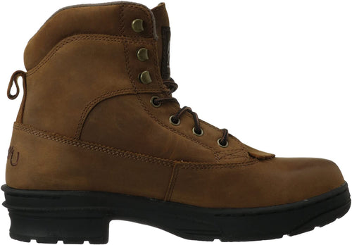 Roper Mens Classic Crossrider Leather Western Work Boot