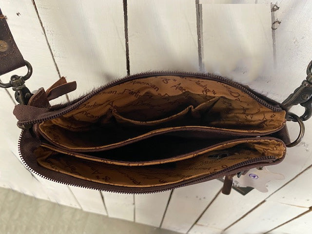 American Darling Womens Hair-on Concealed Carry Crossbody Purse