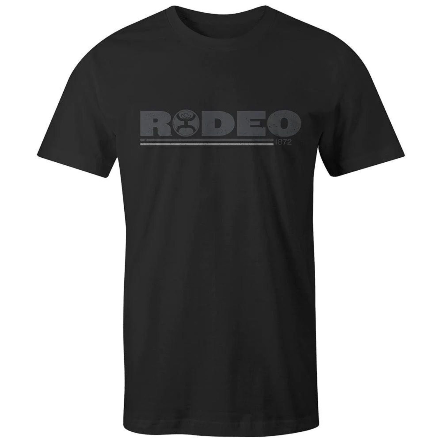 Hooey Mens Rodeo Logo Crew Neck Short Sleeve Tee Shirt