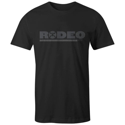 Hooey Mens Rodeo Logo Crew Neck Short Sleeve Tee Shirt
