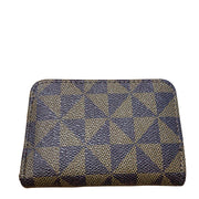 Luxie Collection Womens Card Holder Zipper Closure Faux Leather Wallet, Coffee