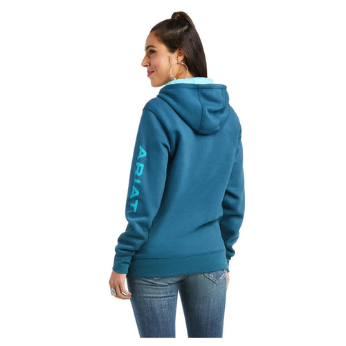 Ariat Womens Real Arm Logo Hoodie Sweatshirt
