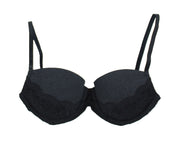 True & Co Womens Heather And Lace Demi Bra