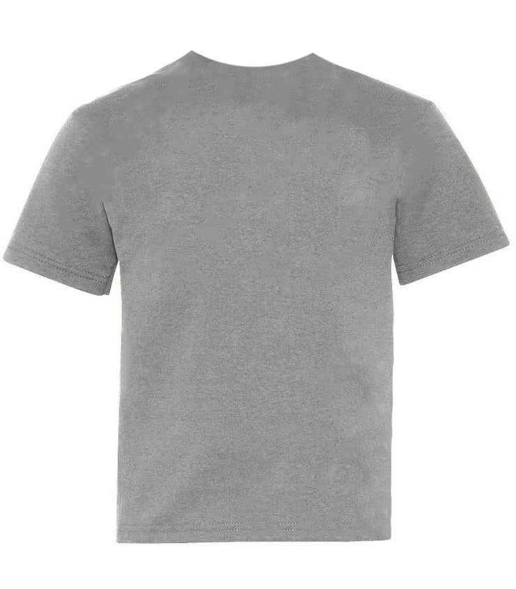 Hooey Mens Original Grey Snow Crew Neck Short Sleeve Tee-Shirt