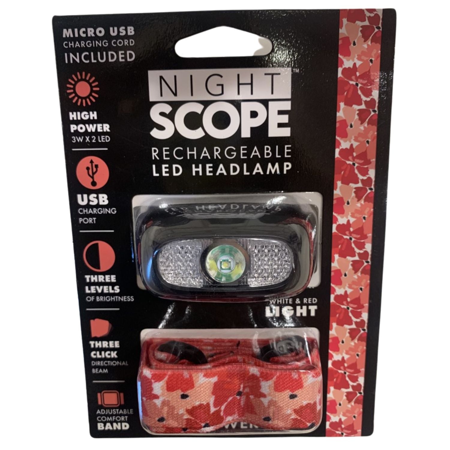 Night Scope Rechargeable High Power, Directional Head Lamp