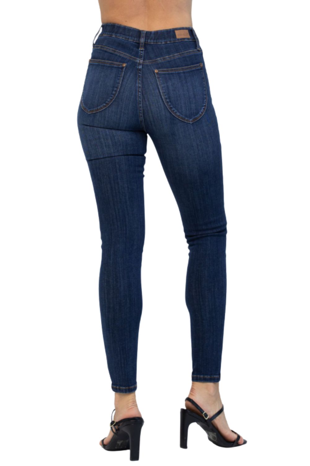 Judy Blue Womens High Waist Pull-On Denim Skinny Jeggings