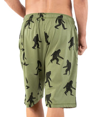Lazy One Unisex Cotton Loungewear Pajama Shorts, BigFoot