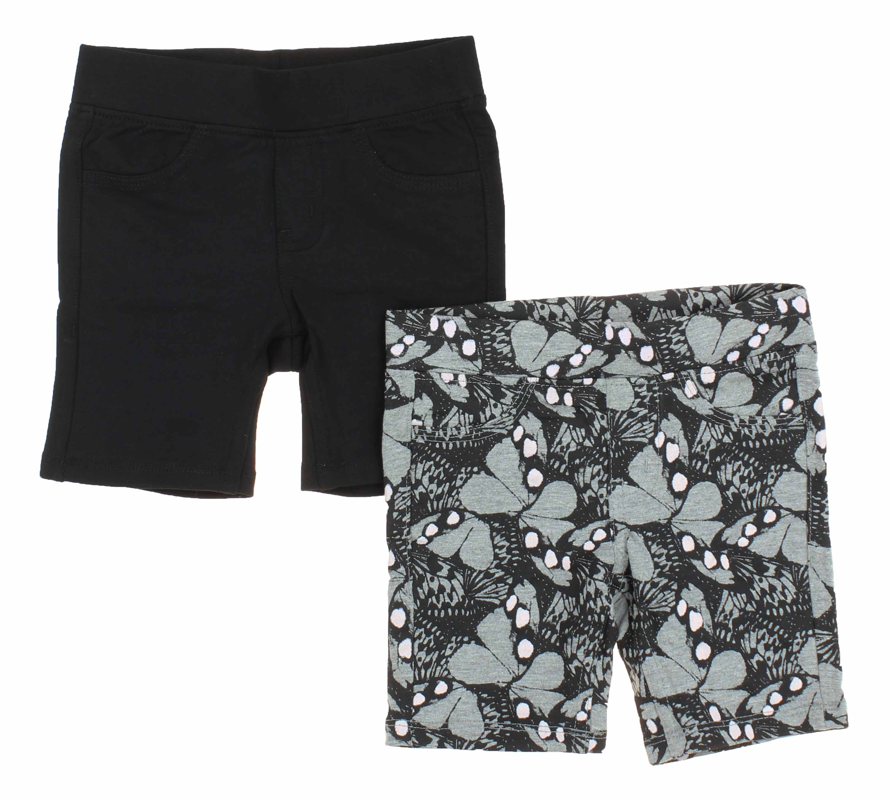 Vigoss Girls 2 Pack Knit Bermuda Shorts