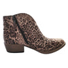 Gypsy Jazz Womens Divine Animal Print Ankle Booties