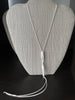 Lucky Brand Silver Long Rope Braid Necklace