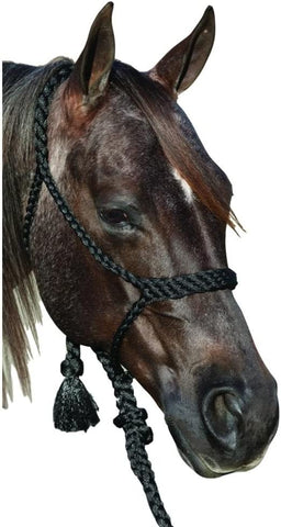 Myra Bag Womens Floral Embossed Horse Ideal Rope Halter