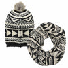 Woolrich Sherpa Lined Infinity Scarf & Hat, 2 Piece Set Black/Cream