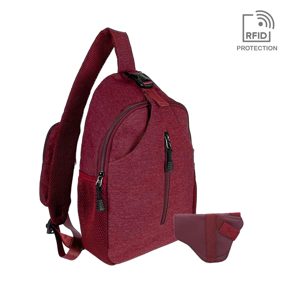 Jessie James Kyle Minimalist Sling Shoulder Concealed Carry Backpack