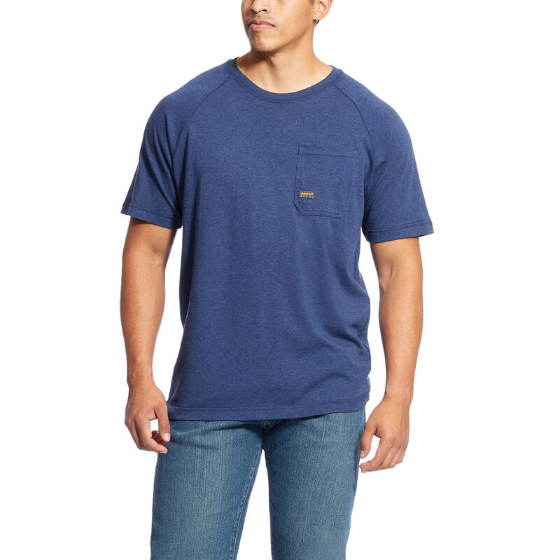 Ariat Mens Rebar Cotton Strong Short Sleeve T-Shirt
