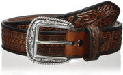 Ariat Mens Arrowhead Basketweave Floral Billit Leather Belt