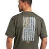 Ariat Mens Rebar Workman Reflective Flag Short Sleeve T-Shirt