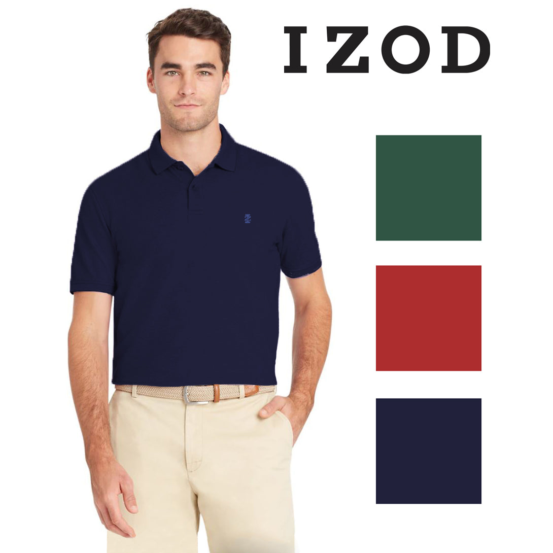 Izod Men's SportFlex Classic-Fit Solid Stretch Performance Polo