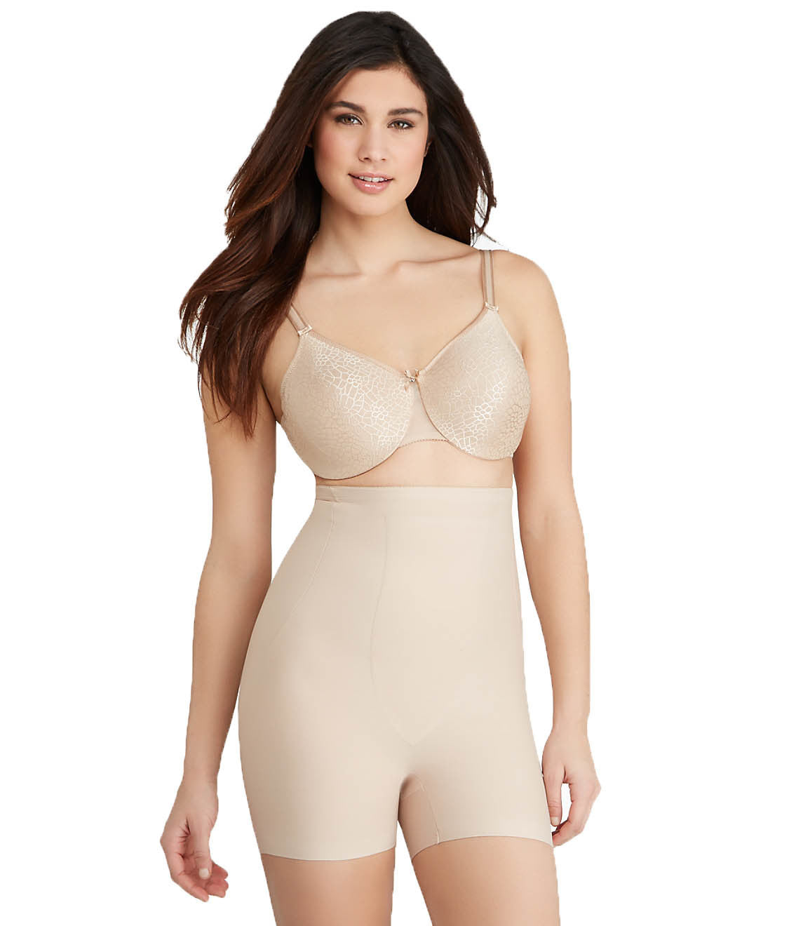 TC Fine Intimates Womens Wonderful Edge Medium Control High-Waist Boyshort