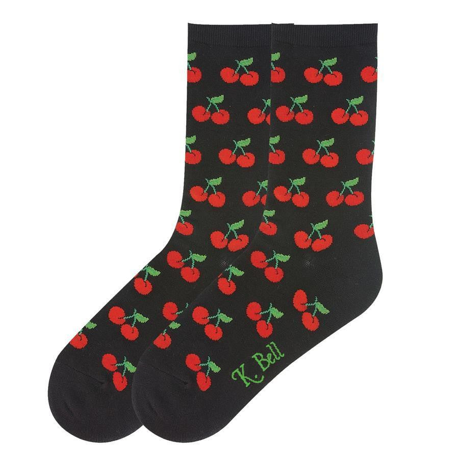 K. Bell Womens Fun Novelty All Over Design Cool Unique Comfort Crew Socks
