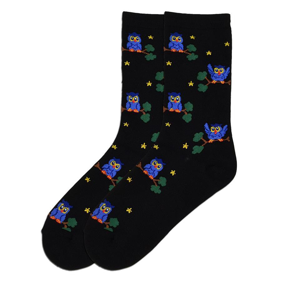K. Bell Womens Fun Novelty All Over Design Cool Unique Comfort Crew Socks