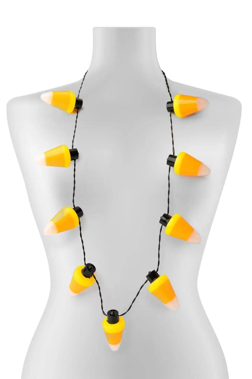 Spooky Lites Jumbo Flashing Halloween Necklace, Assorted