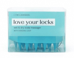 Lemon Lavender Love Your Locks Wet & Dry Scalp Massager, Assorted