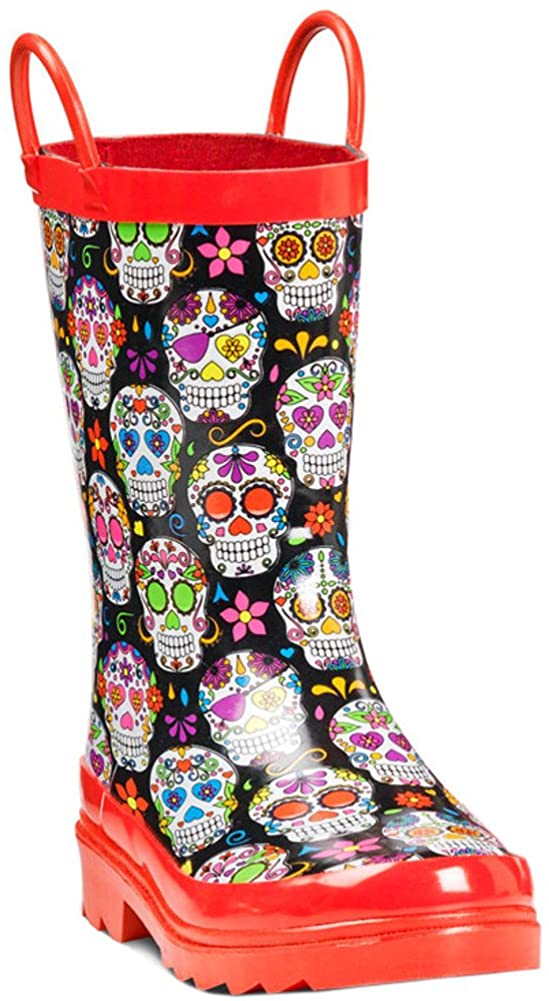 Blazin Roxx Girls Jentri Colorful Skull Rubber Rain Boots – Shop Munki