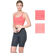 Zenana Womens Athletic Adjustable Strap Padded Bra