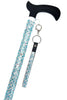 Jacqueline Kent Cupcake Collection Adjustable Aluminum Crystal Cane