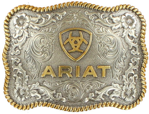 Ariat Mens Rowdy Tapered Triple Stitch Leather Work Belt