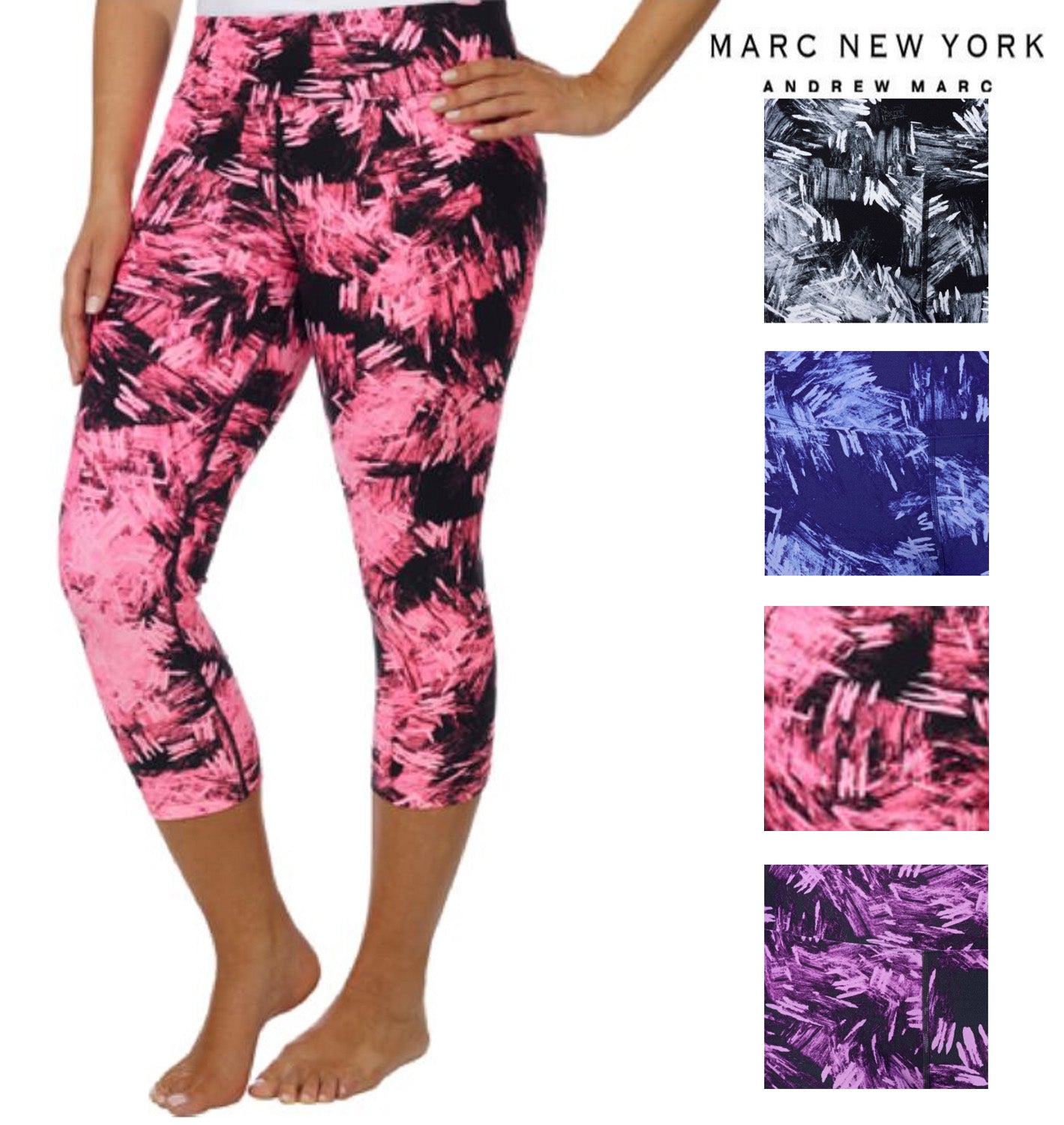 Marc New York Andrew Marc Womens Athletic Crop Yoga Pant