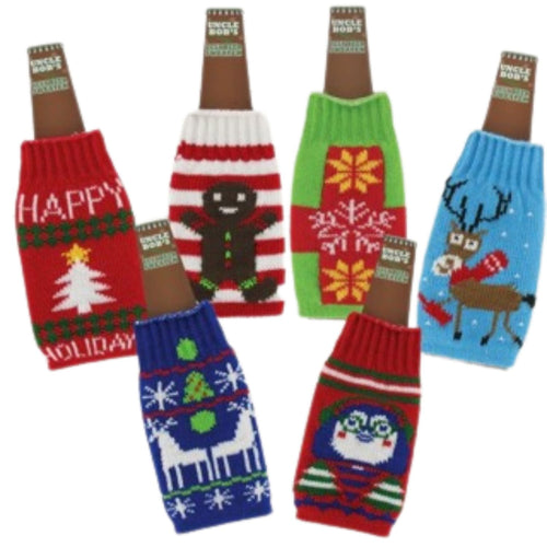 Uncle Bob's Ugly Beer Sweater Koozie- Assorted