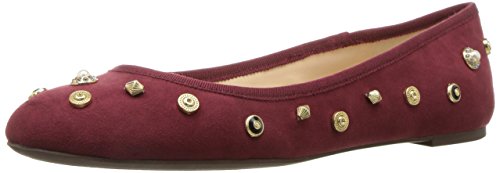 Nine West Women's Morton Ballet Flat (Wine, 7M)