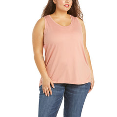 Ariat Womens Element Cotton Jersey Tank Top, Coppery Blush