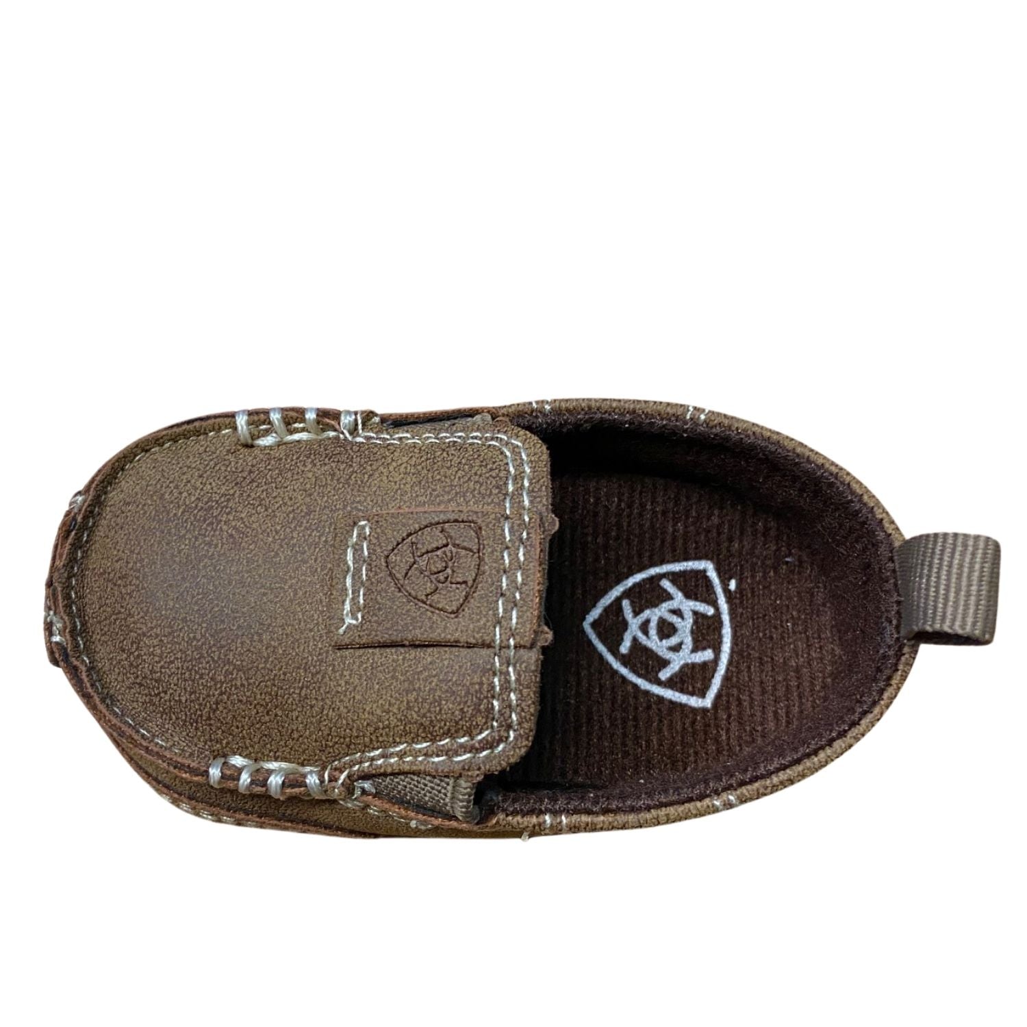 Ariat Lil Stompers Infant Boys Buckskin Cruiser Moccasin